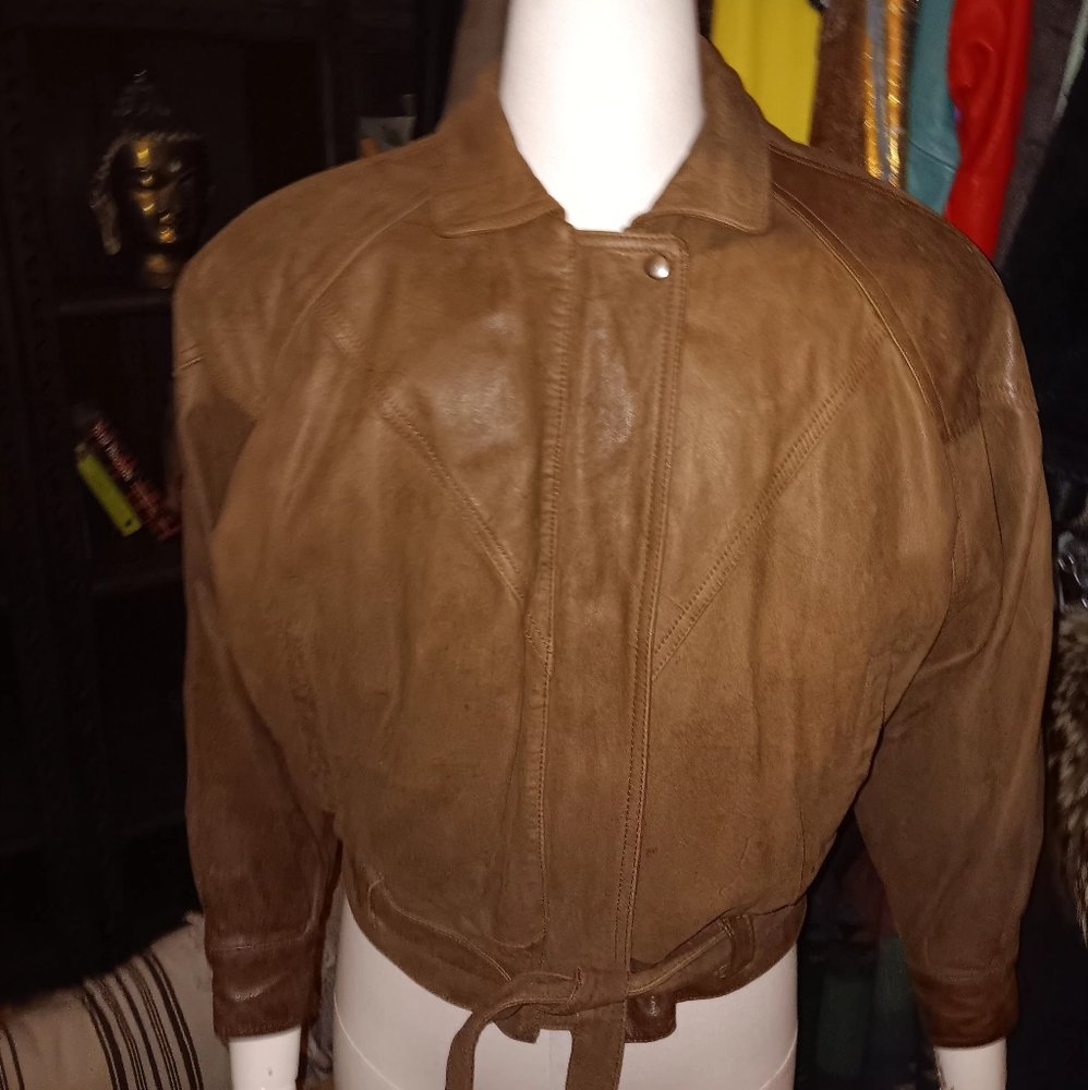 Adventure Bound vintage leather jacket